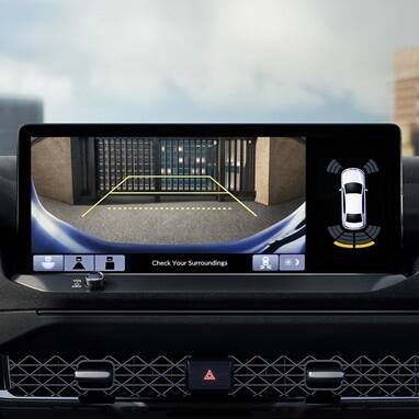 2026 Honda Accord Center Display with Rear View Camera on.